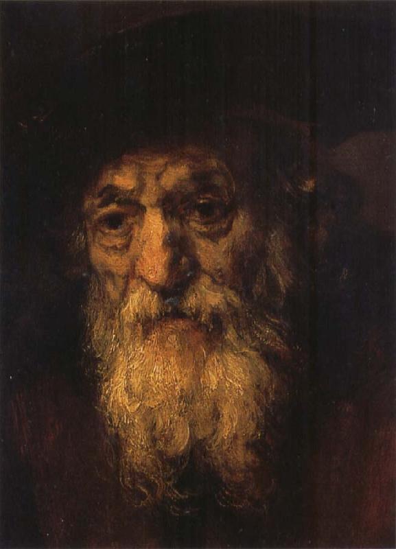 REMBRANDT Harmenszoon van Rijn Portrait of an Old Jew France oil painting art